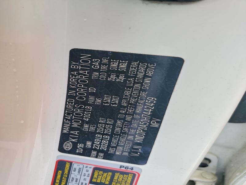 Aukcja sprzedaży 2017 Kia Soul, vin: KNDJP3A51H7442459, numer aukcji: 47988576