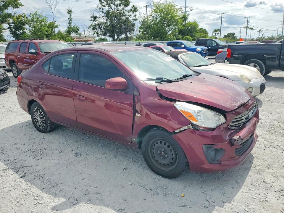 51172666 :رقم المزاد ، ML32F3FJ2HH003166 vin ، 2017 Mitsubishi Mirage مزاد بيع