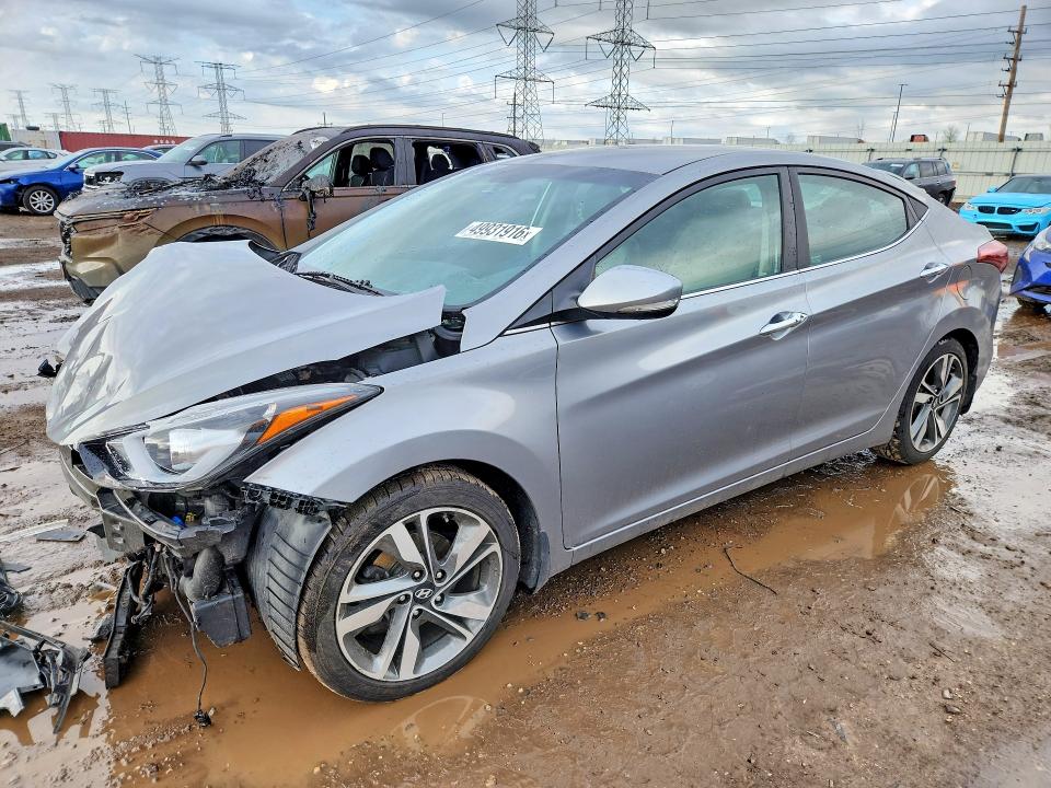 49931916 :رقم المزاد ، KMHDH4AE2GU523501 vin ، 2016 Hyundai Elantra مزاد بيع