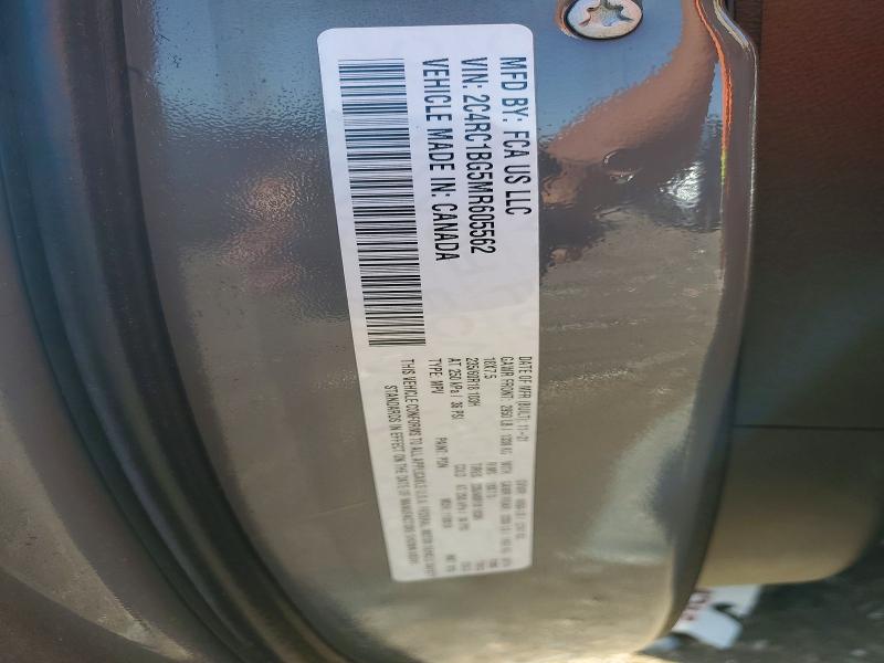Продаж на аукціоні авто 2021 Chrysler Pacifica, vin: 2C4RC1BG5MR605562, номер лоту: 50889846