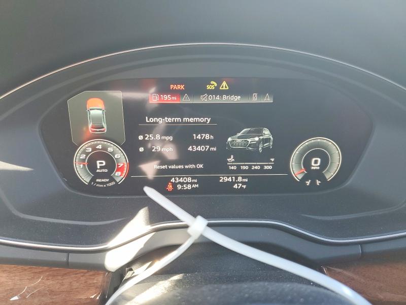 Aukcja sprzedaży 2021 Audi Q5, vin: WA1CAAFY2M2007291, numer aukcji: 50884896