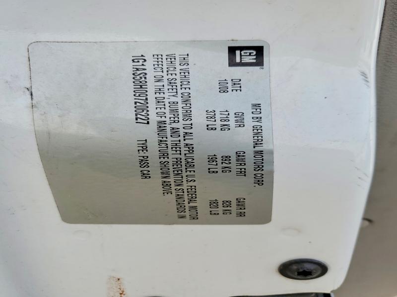 Продаж на аукціоні авто 2009 Chevrolet Cobalt, vin: 1G1AS58H097206227, номер лоту: 47628716