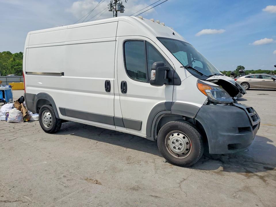 48711376 :رقم المزاد ، 3C6TRVCGXJE112975 vin ، 2018 Ram Promaster 2500 مزاد بيع