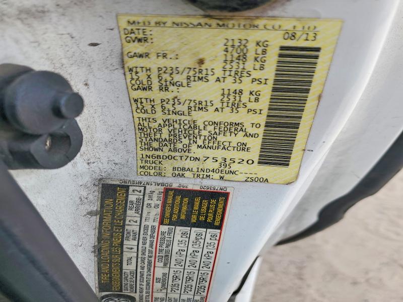 51487466 :رقم المزاد ، 1N6BD0CT7DN753520 vin ، 2013 Nissan Frontier مزاد بيع