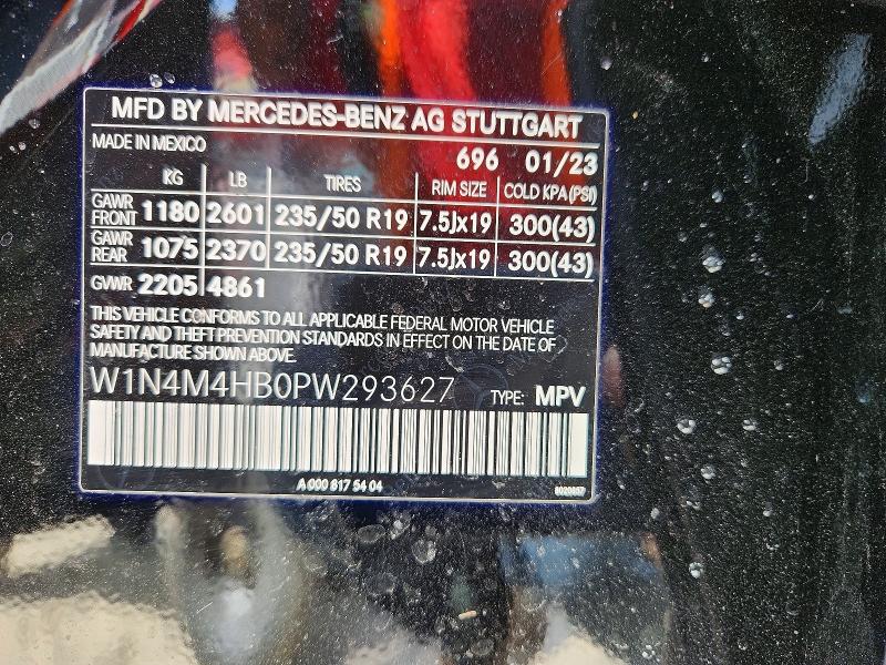 2023 Mercedes-benz Glb მანქანა იყიდება აუქციონზე, vin: W1N4M4HB0PW293627, აუქციონის ნომერი: 46641846