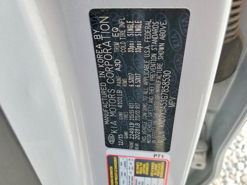 Продажа на аукционе авто 2016 Kia Soul, vin: KNDJX3A53G7858530, номер лота: 49585236