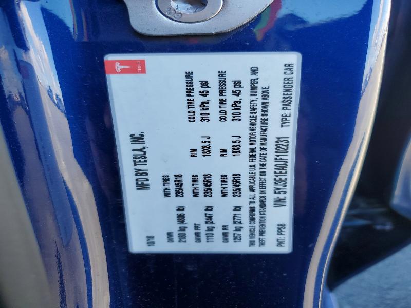 Aukcja sprzedaży 2018 Tesla Model 3, vin: 5YJ3E1EA0JF102231, numer aukcji: 49645686