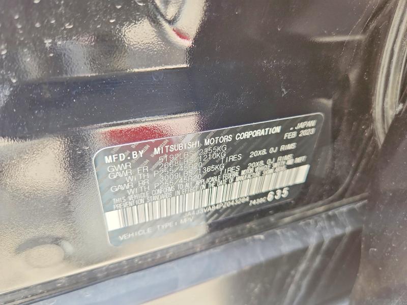 Aukcja sprzedaży 2023 Mitsubishi Outlander, vin: JA4J3VA84PZ043284, numer aukcji: 52165816