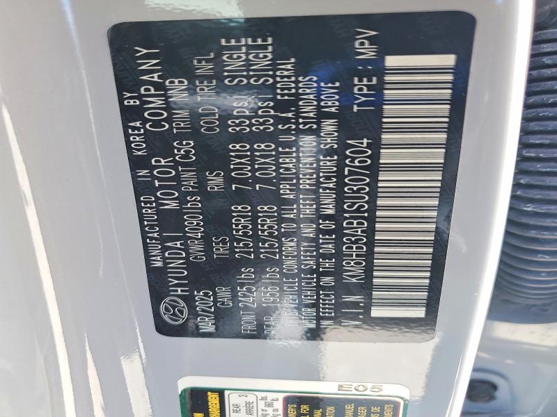 Продаж на аукціоні авто 2025 Hyundai Kona, vin: KM8HB3AB1SU307604, номер лоту: 49394496