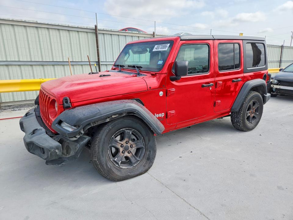 Продажа на аукционе авто 2019 Jeep Wrangler Unlimited, vin: 1C4HJXDG9KW538261, номер лота: 48070886