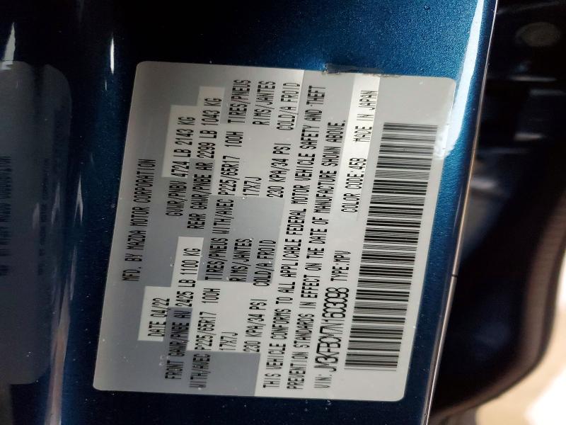 Продаж на аукціоні авто 2022 Mazda Cx-5, vin: JM3KFBCM7N1603098, номер лоту: 51371296
