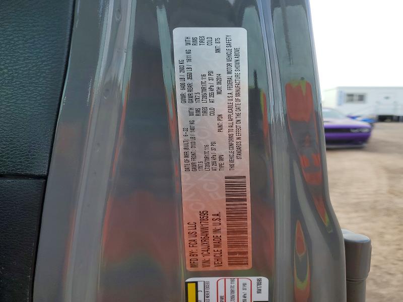 48719196 :رقم المزاد ، 1C4JJXR64NW178595 vin ، 2022 Jeep Wrangler Unlimited مزاد بيع