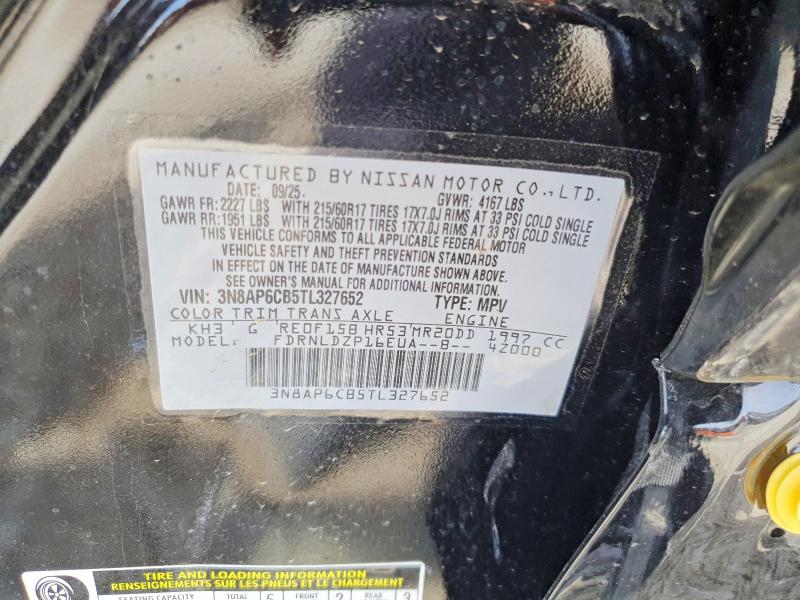51419526 :رقم المزاد ، 3N8AP6CB5TL327652 vin ، 2026 Nissan Kicks مزاد بيع