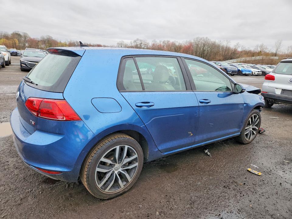 2017 Volkswagen Golf მანქანა იყიდება აუქციონზე, vin: 3VW217AU8HM016422, აუქციონის ნომერი: 46948326