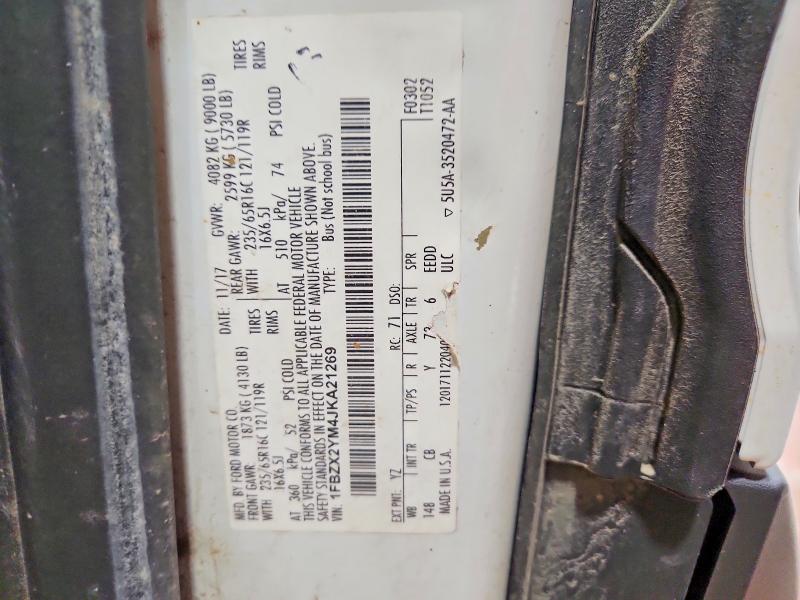 49448786 :رقم المزاد ، 1FBZX2YM4JKA21269 vin ، 2018 Ford Transit مزاد بيع
