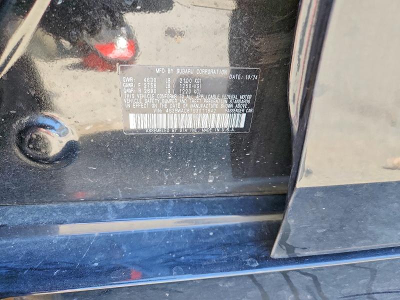 2025 Subaru Legacy მანქანა იყიდება აუქციონზე, vin: 4S3BWAC67S3011642, აუქციონის ნომერი: 50577026