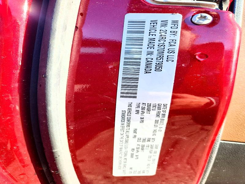 Продаж на аукціоні авто 2021 Chrysler Pacifica, vin: 2C4RC1S70MR579050, номер лоту: 47932136