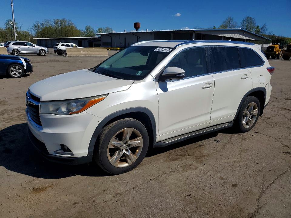 2014 Toyota Highlander მანქანა იყიდება აუქციონზე, vin: 5TDDKRFHXES010374, აუქციონის ნომერი: 51723026