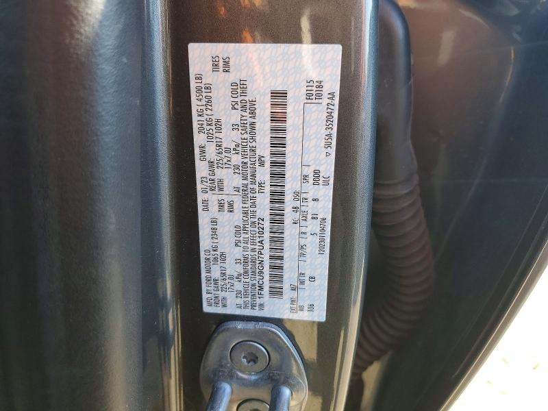 49184246 :رقم المزاد ، 1FMCU9GN7PUA10272 vin ، 2023 Ford Escape مزاد بيع