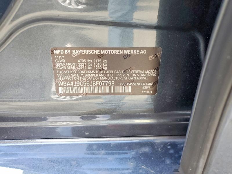 Продажа на аукционе авто 2018 Bmw 440i, vin: WBA4J5C56JBF07798, номер лота: 49019596