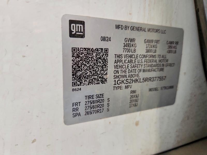 Продажа на аукционе авто 2024 Gmc Yukon Xl, vin: 1GKS2HKL5RR377557, номер лота: 49228316