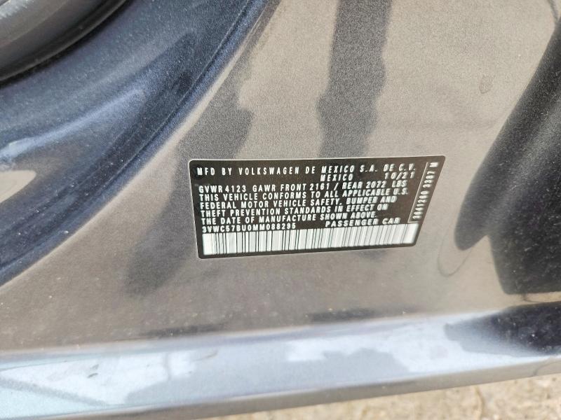 Aukcja sprzedaży 2021 Volkswagen Jetta, vin: 3VWC57BU0MM088295, numer aukcji: 51432316