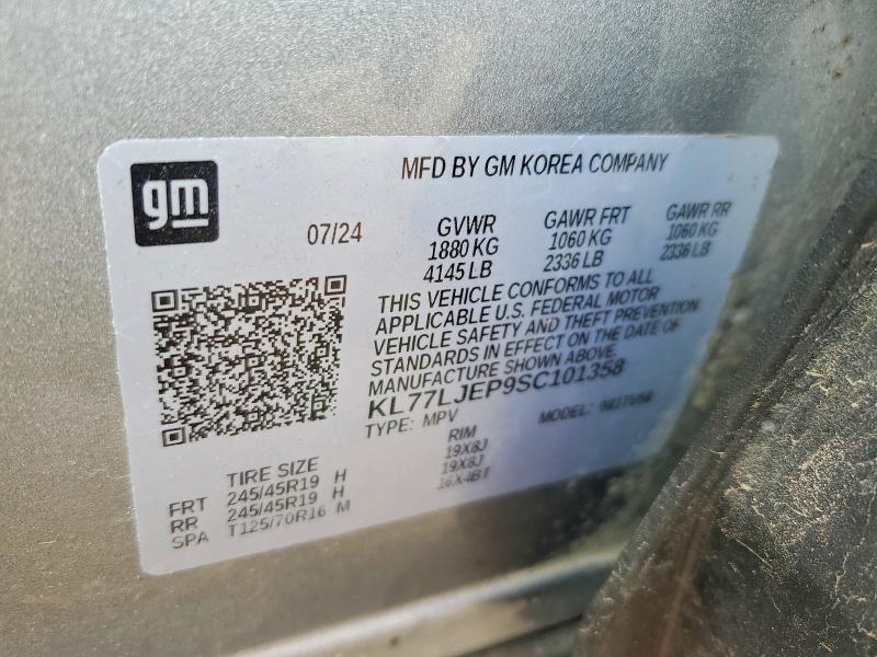 Продаж на аукціоні авто 2025 Chevrolet Trax, vin: KL77LJEP9SC101358, номер лоту: 49633076