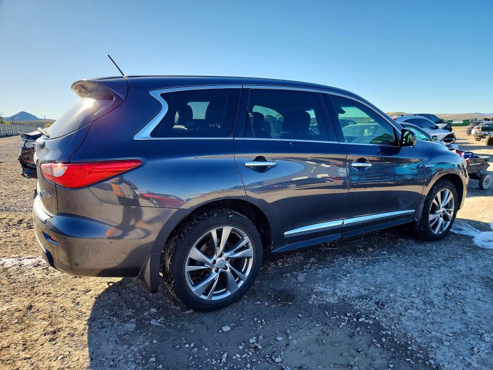 48874886 :رقم المزاد ، 5N1CL0MN3EC514579 vin ، 2014 Infiniti Qx60 Hybrid مزاد بيع