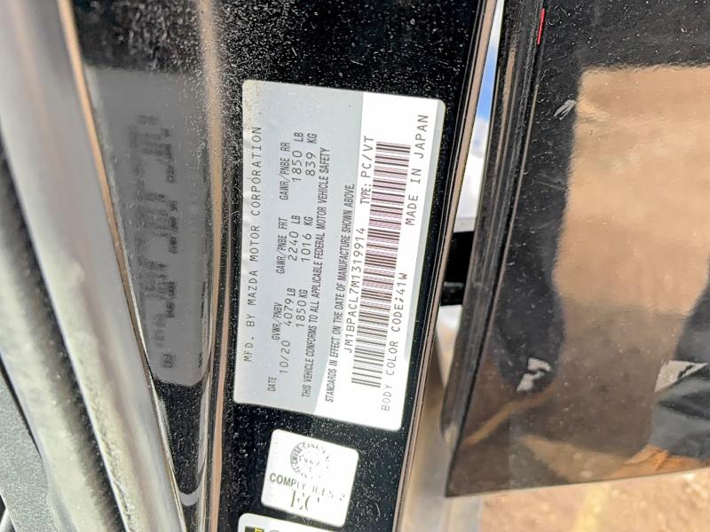 Aukcja sprzedaży 2021 Mazda 3, vin: JM1BPACL7M1319914, numer aukcji: 49953116