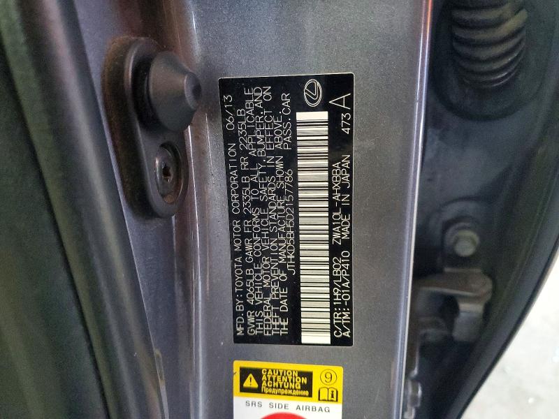 Продаж на аукціоні авто 2013 Lexus Ct, vin: JTHKD5BH5D2157786, номер лоту: 51205786