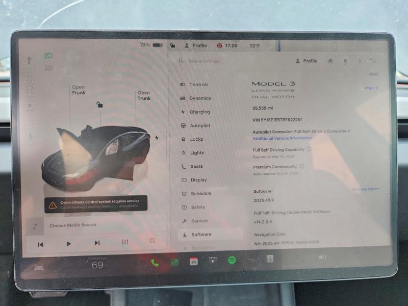 Aukcja sprzedaży 2024 Tesla Model 3, vin: 5YJ3E1EB7RF822291, numer aukcji: 50649826