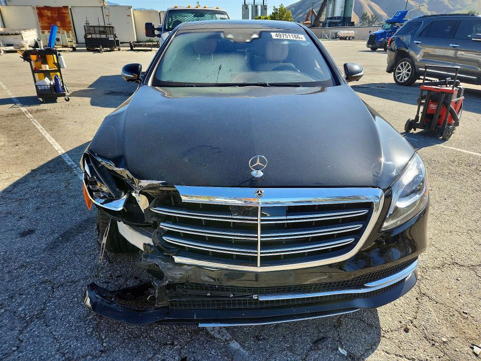 2018 Mercedes-benz S მანქანა იყიდება აუქციონზე, vin: WDDUG8DB4JA405173, აუქციონის ნომერი: 49751186