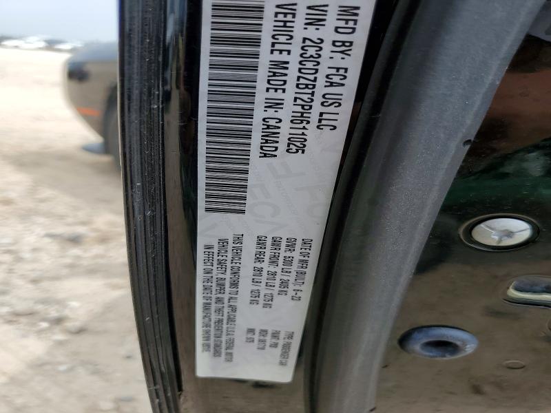 Продаж на аукціоні авто 2023 Dodge Challenger, vin: 2C3CDZBT2PH611025, номер лоту: 51502946