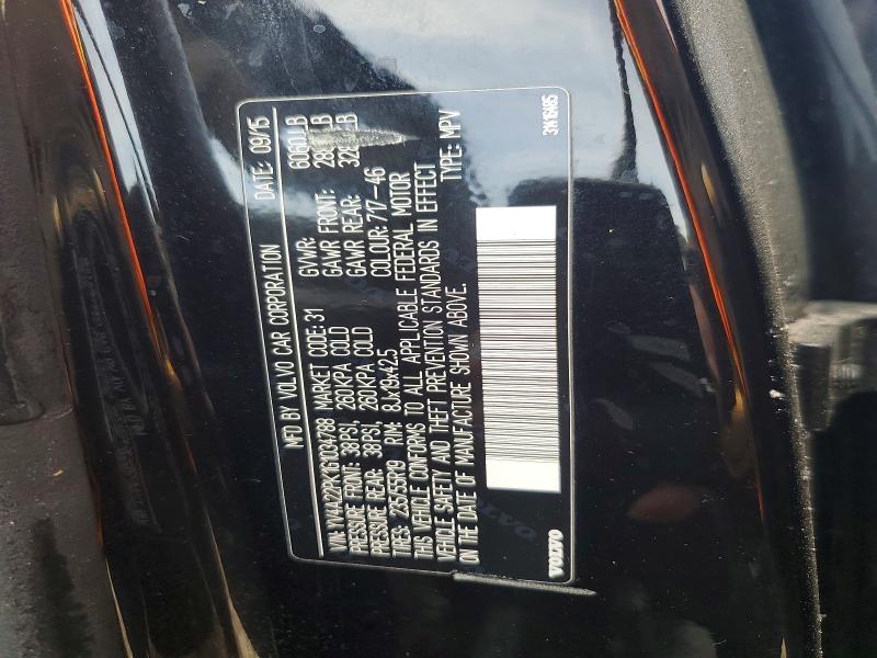 Продаж на аукціоні авто 2016 Volvo Xc90, vin: YV4A22PK1G1034788, номер лоту: 49586176