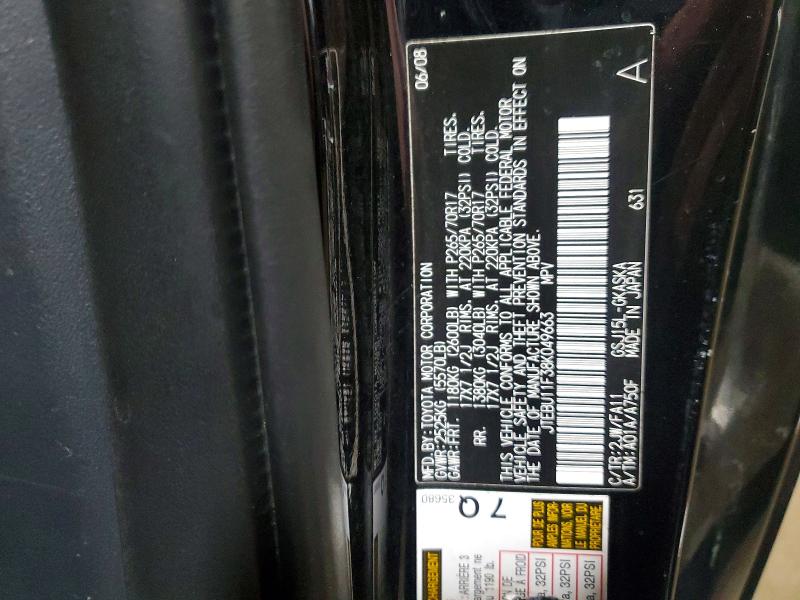48325796 :رقم المزاد ، JTEBU11F38K049663 vin ، 2008 Toyota Fj Cruiser مزاد بيع