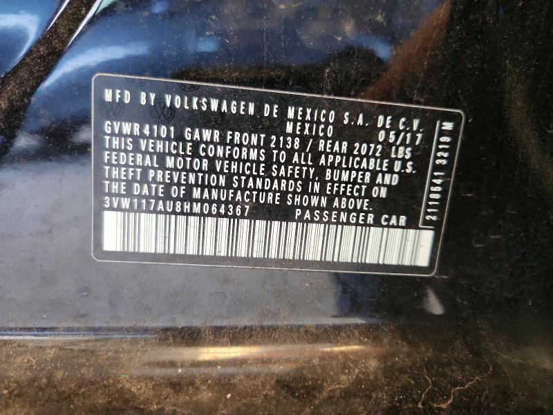 Aukcja sprzedaży 2017 Volkswagen Golf, vin: 3VW117AU8HM064367, numer aukcji: 51377246