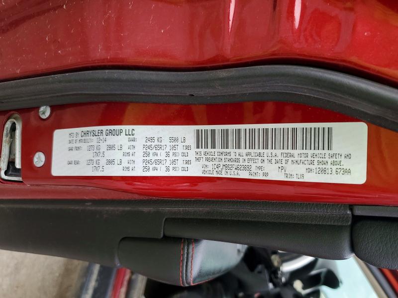 Продажа на аукционе авто 2015 Jeep Cherokee, vin: 1C4PJMBS2FW623692, номер лота: 49933956