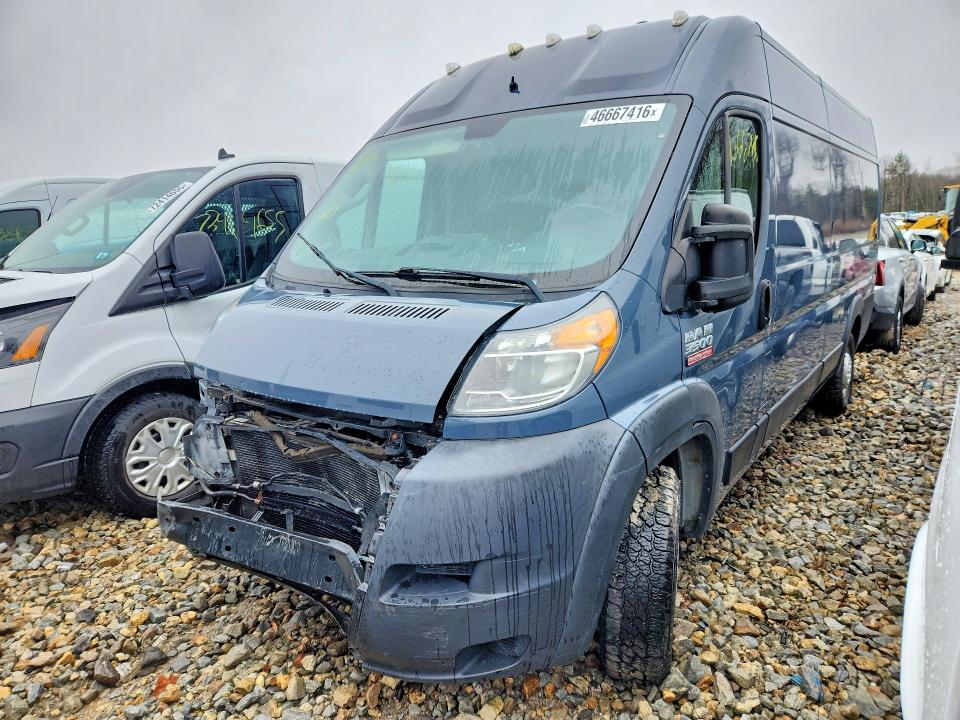 46658596 :رقم المزاد ، 3C6URVJGXLE136848 vin ، 2020 Ram Promaster 3500 مزاد بيع