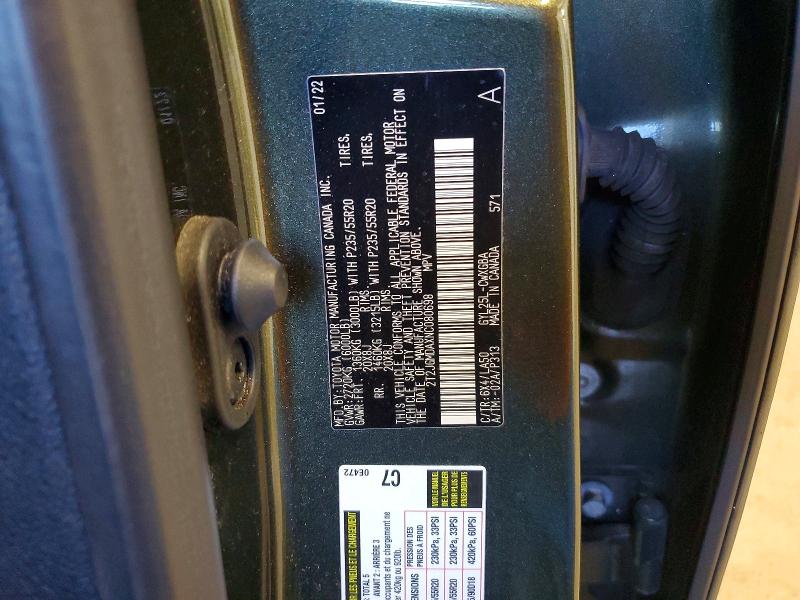 2022 Lexus Rx მანქანა იყიდება აუქციონზე, vin: 2T2JGMDAXNC080698, აუქციონის ნომერი: 49891426