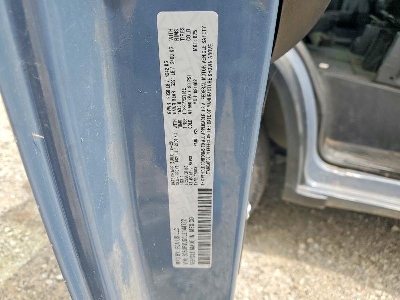 47828546 :رقم المزاد ، 3C6URVJG6LE144722 vin ، 2020 Ram Promaster 3500 مزاد بيع