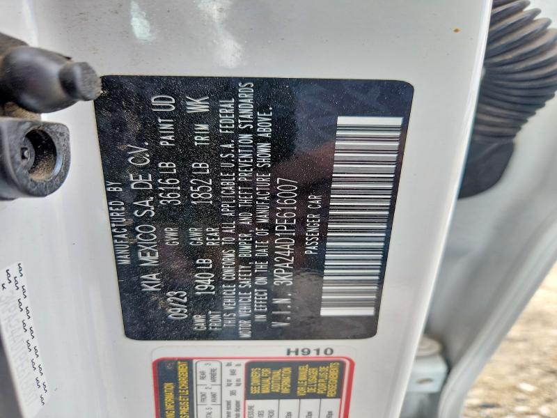Продаж на аукціоні авто 2023 Kia Rio, vin: 3KPA24AD1PE616007, номер лоту: 47776676
