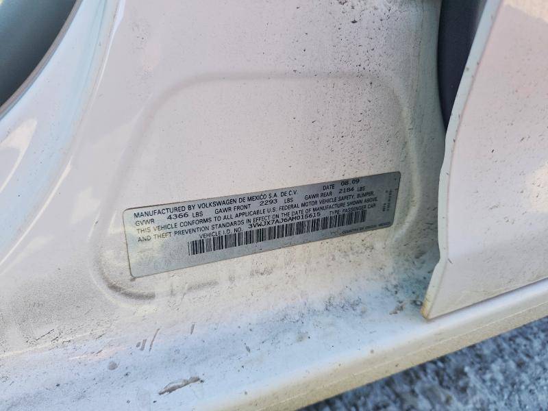 Продаж на аукціоні авто 2010 Volkswagen Jetta, vin: 3VWJX7AJ6AM015615, номер лоту: 48077316