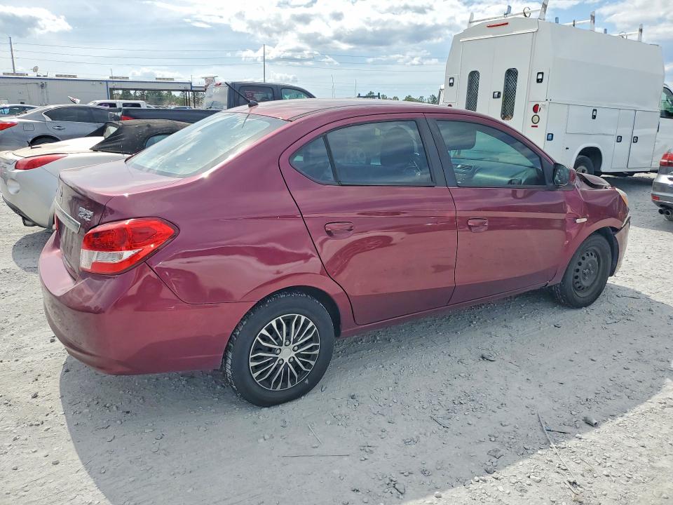 51172666 :رقم المزاد ، ML32F3FJ2HH003166 vin ، 2017 Mitsubishi Mirage مزاد بيع