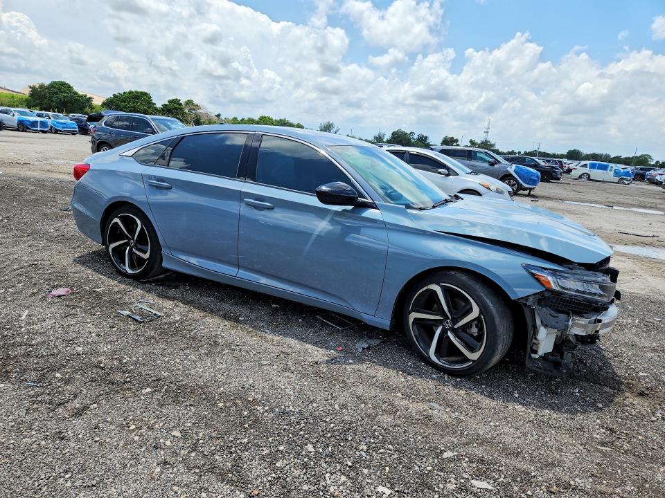 2022 Honda Accord მანქანა იყიდება აუქციონზე, vin: 1HGCV1F33NA087143, აუქციონის ნომერი: 51168846