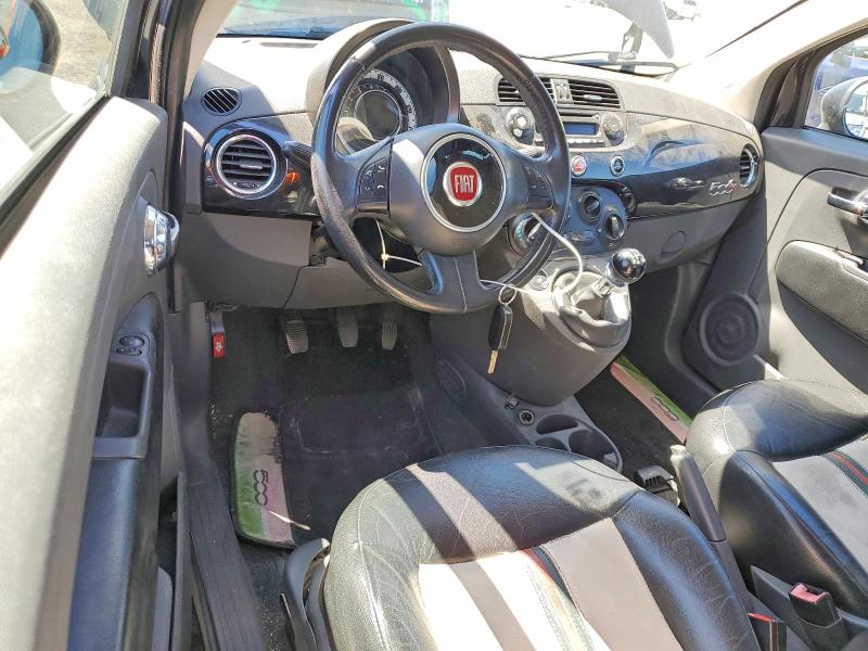50822486 :رقم المزاد ، 3C3CFFDR2CT332427 vin ، 2012 Fiat 500 مزاد بيع