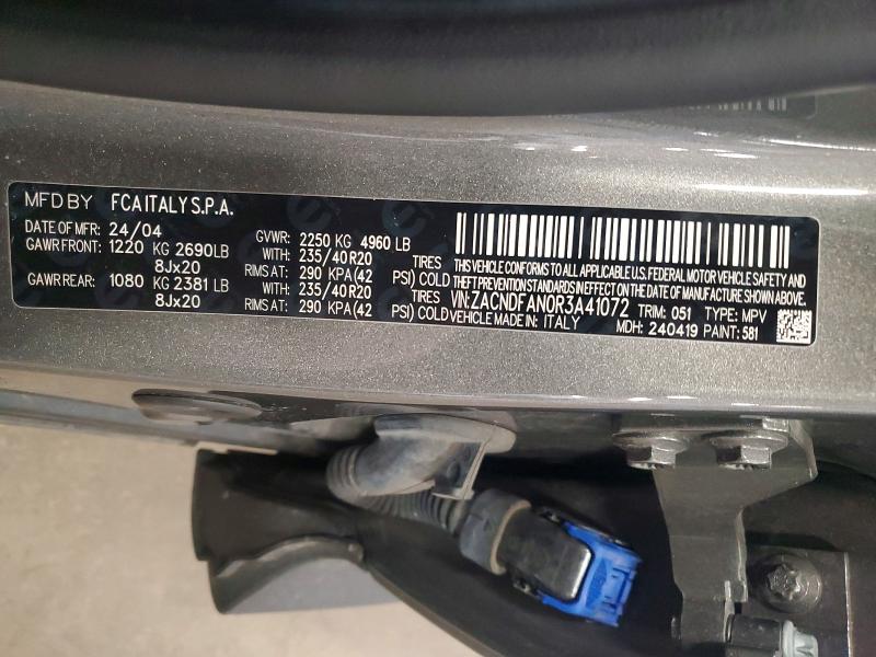 Продажа на аукционе авто 2024 Dodge Hornet, vin: ZACNDFAN0R3A41072, номер лота: 49436986