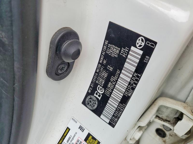 51331916 :رقم المزاد ، 5YFBPRBE6LP003707 vin ، 2020 Toyota Corolla مزاد بيع