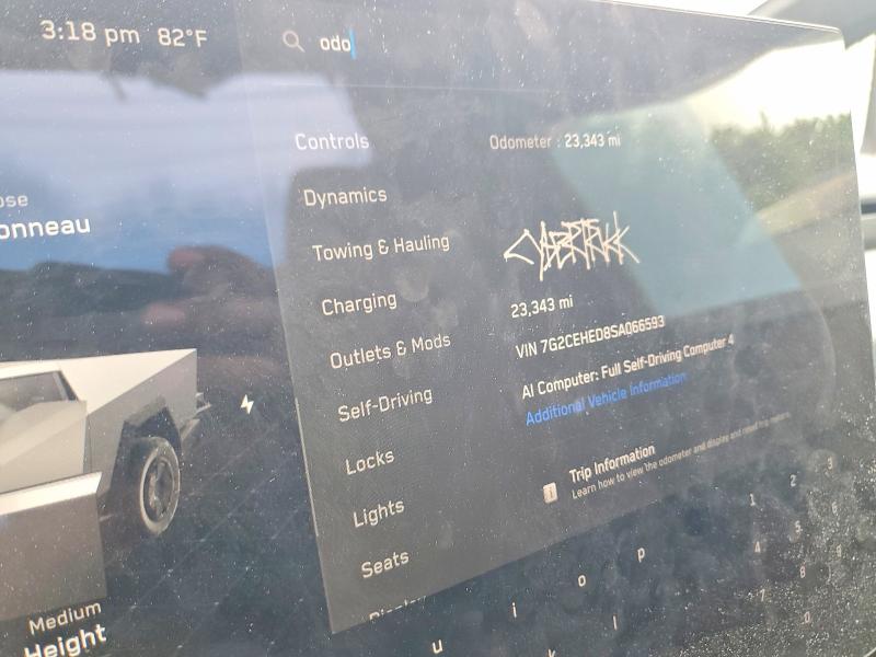Aukcja sprzedaży 2025 Tesla Cybertruck, vin: 7G2CEHED8SA066593, numer aukcji: 50750606