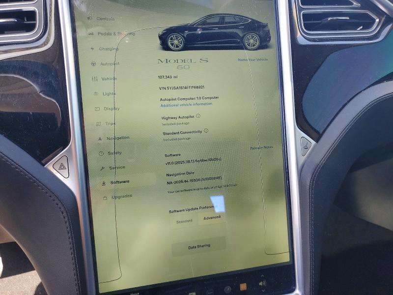 Aukcja sprzedaży 2015 Tesla Model S, vin: 5YJSA1S14FFP68821, numer aukcji: 49658236