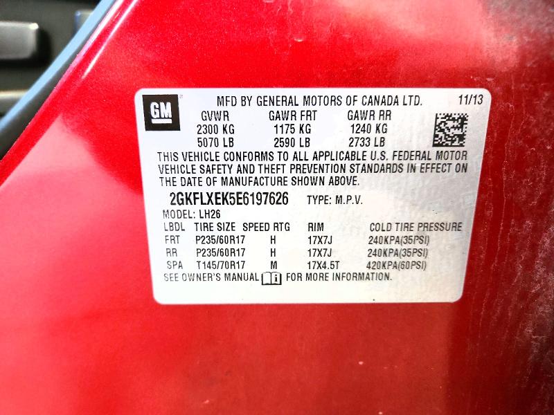 Продажа на аукционе авто 2014 Gmc Terrain, vin: 2GKFLXEK5E6197626, номер лота: 51349446